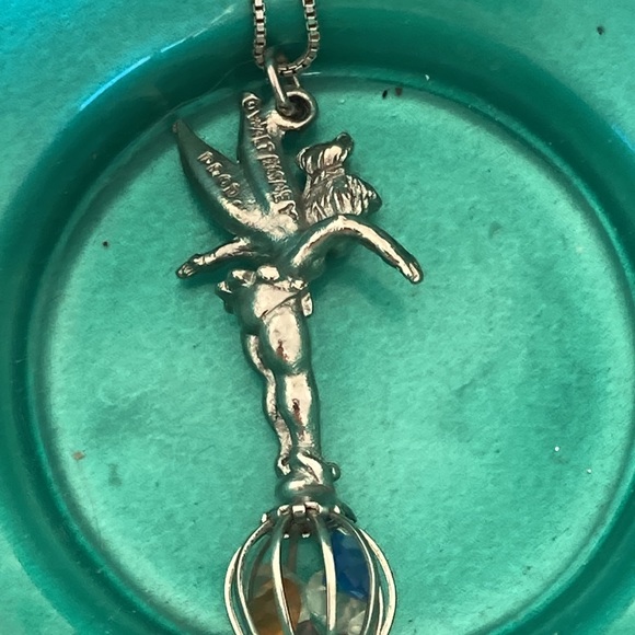 Tinkerbell Charm w Crystals - Picture 2 of 7